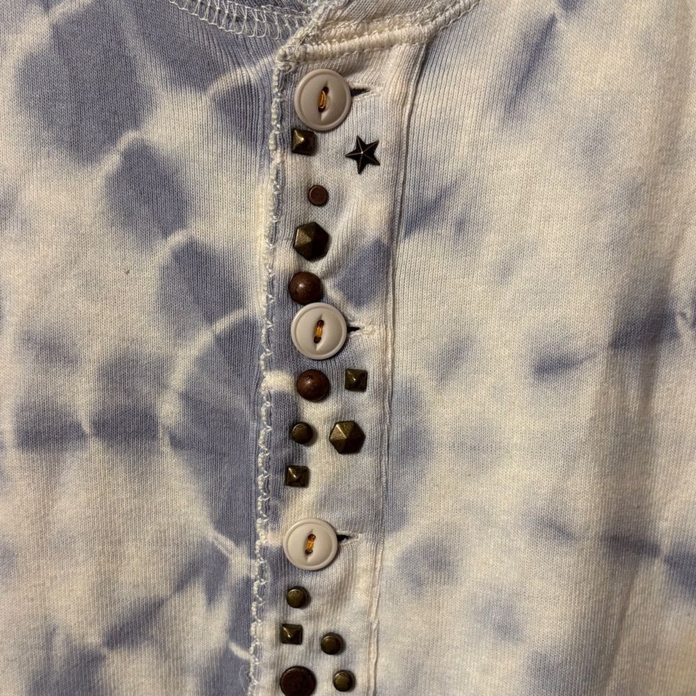 Free People Tie Dye Drop Waist Mini Dress XS - Picture 5 of 7
